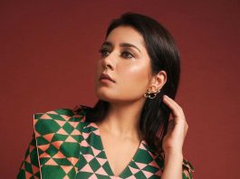 raashii khanna in a peach kurta set by kshitij jalori1