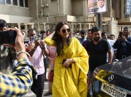 rakulpreet singh in a lime green salwar for ganesh puja1