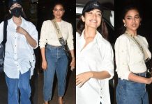 keerthy suresh and rashmika mandanna western airport look in denim-featured