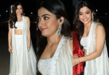 rashmika mandanna in ivory cape set for biggboss -featured