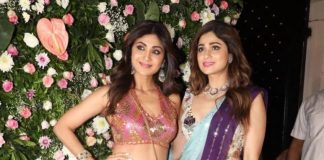 shilpa and shamita shetty at ekta kapoor diwali bash1