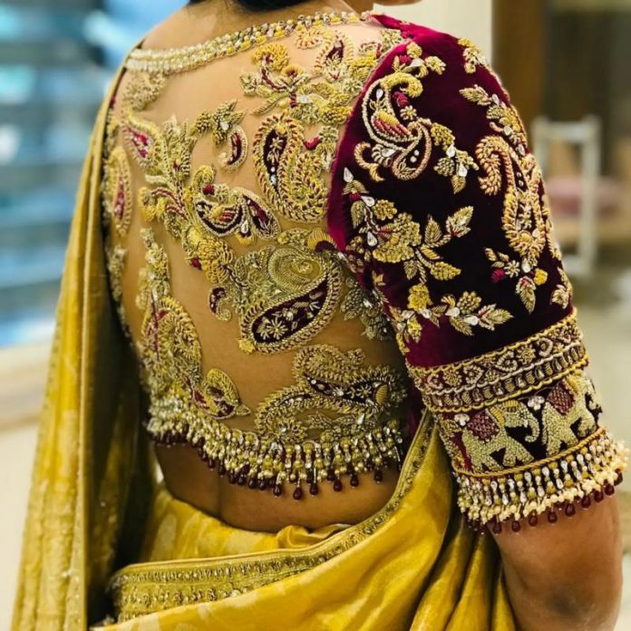 25 Latest bridal aari and maggam work blouse designs for the upcoming ...