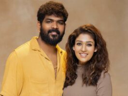 nayanthara in a brown skirt for connect premiere3