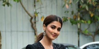 pooja hegde in a black palazzo set by ritika mirchandani for cirkus promotions2