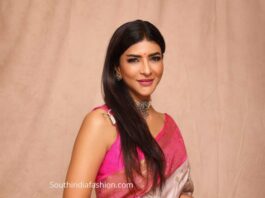 lakshmi manchu in off white and pink silk saree at antora store launch (1)