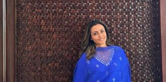 namrata sirodkar blue kurta set (2)